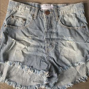 One Teaspoon Striped Bonita Shorts